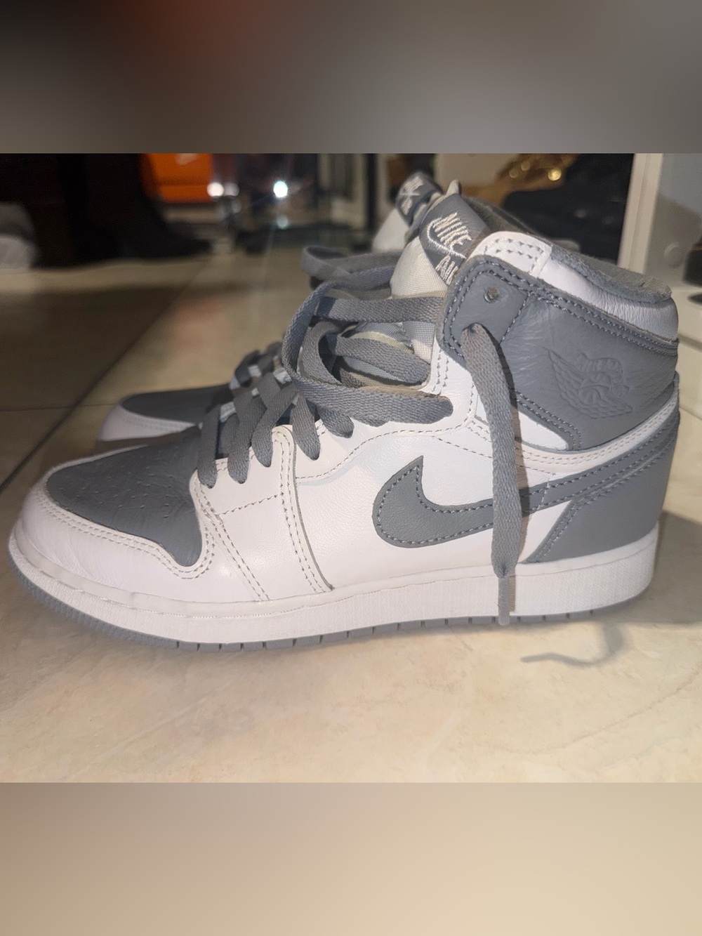 Nike Air Jordan 1 Retro High OG Stealth 6.5y